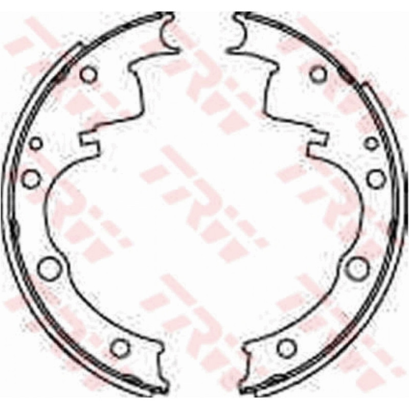 TRW GS6209 Juego de zapatas de frenos para