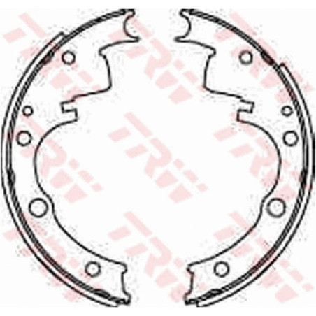 TRW GS6209 Bremsbackensatz für