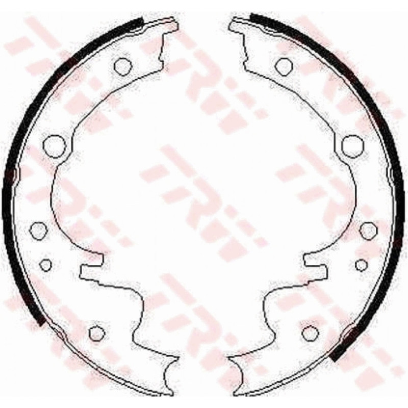 TRW GS6220 Brake Shoe Set Rear for