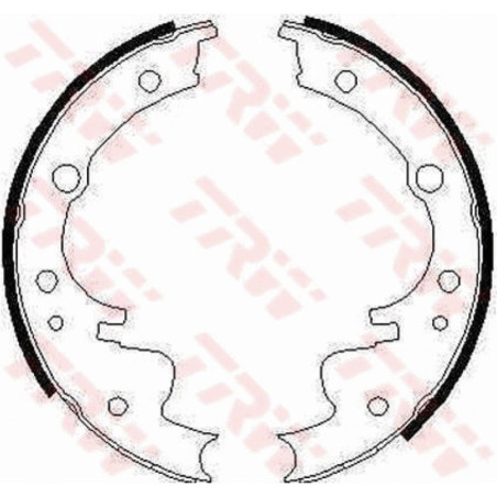 TRW GS6220 Brake Shoe Set Rear for