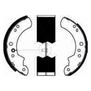 TRW GS6222 Juego de zapatas de frenos para