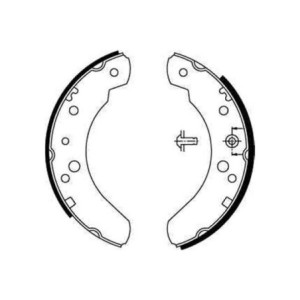 TRW GS6224 Jeu de mâchoires de frein pour