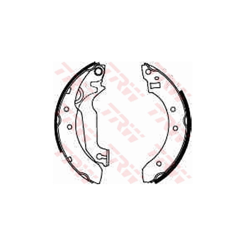 TRW GS6227 Bremsbackensatz für