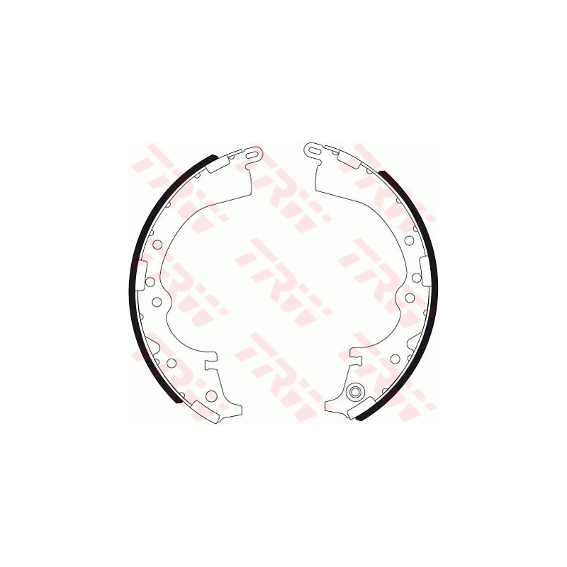 TRW GS7333 Brake Shoe Set Rear for