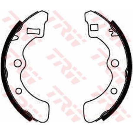 TRW GS8085 Brake Shoe Set Rear for