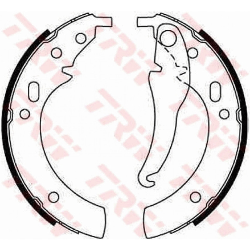 TRW GS8094 Brake Shoe Set Rear for