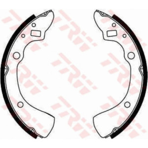 TRW GS8125 Kit ganasce freno per