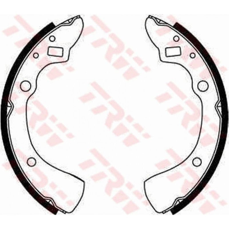 TRW GS8125 Kit ganasce freno per