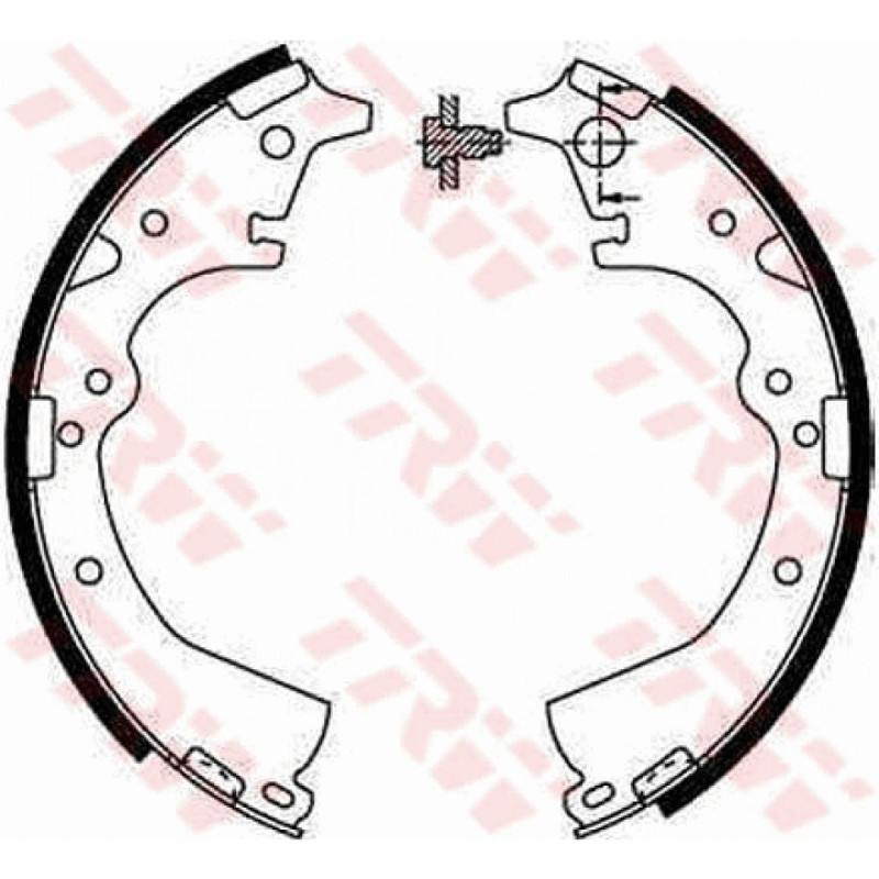 TRW GS8184 Brake Shoe Set Rear for