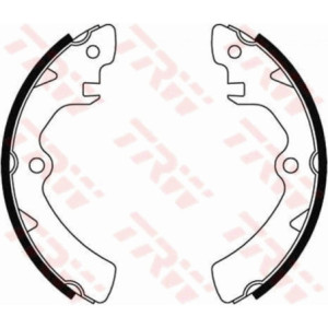 TRW GS8195 Bremsbackensatz für