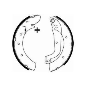 TRW GS8207 Brake Shoe Set Rear for