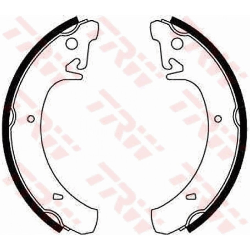 TRW GS8210 Brake Shoe Set Rear for