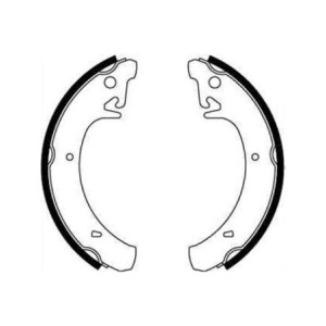 TRW GS8210 Brake Shoe Set Rear for