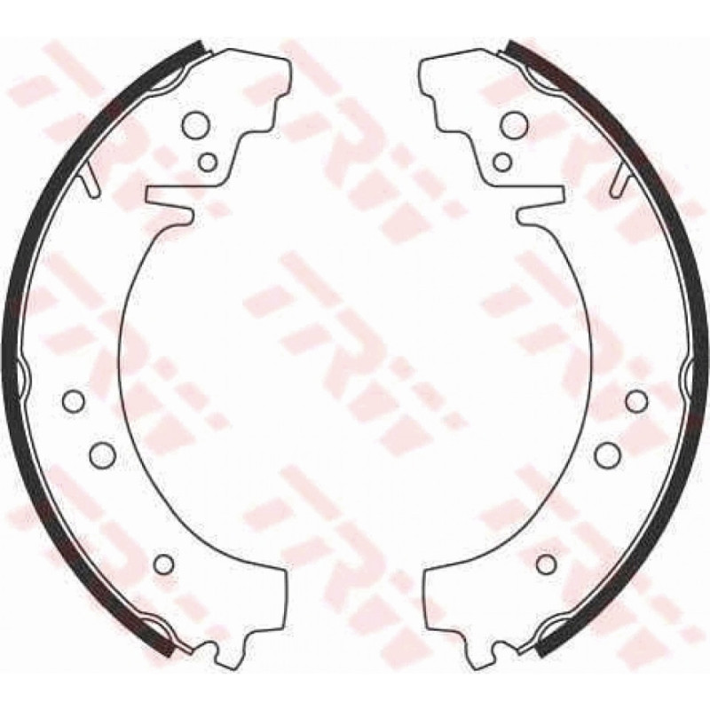 TRW GS8222 Brake Shoe Set Rear for