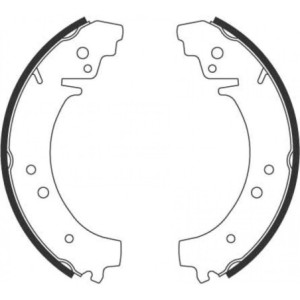 TRW GS8222 Bremsbackensatz für
