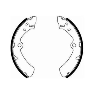 TRW GS8260 Brake Shoe Set Rear for