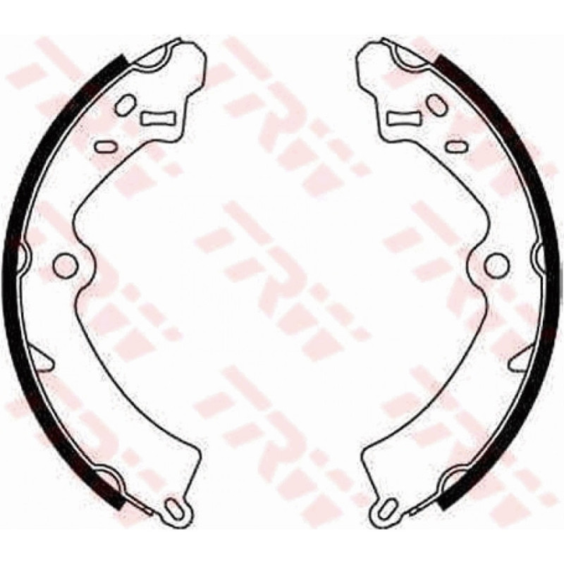 TRW GS8278 Brake Shoe Set Rear for