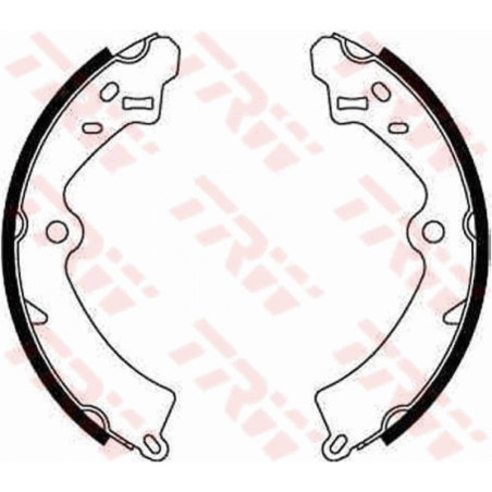 TRW GS8278 Brake Shoe Set Rear for
