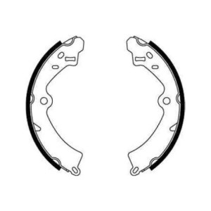 TRW GS8278 Bremsbackensatz für