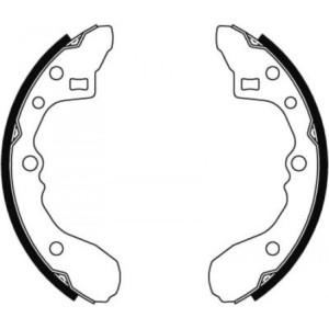 TRW GS8286 Jeu de mâchoires de frein pour