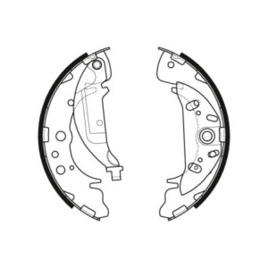 TRW GS8441 Brake Shoe Set Rear for