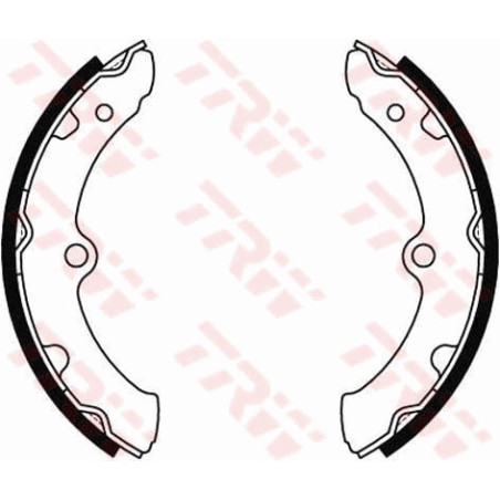 TRW GS8464 Brake Shoe Set Rear for
