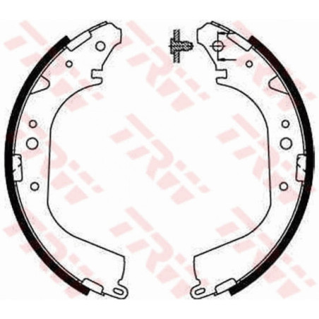 TRW GS8502 Brake Shoe Set Rear for
