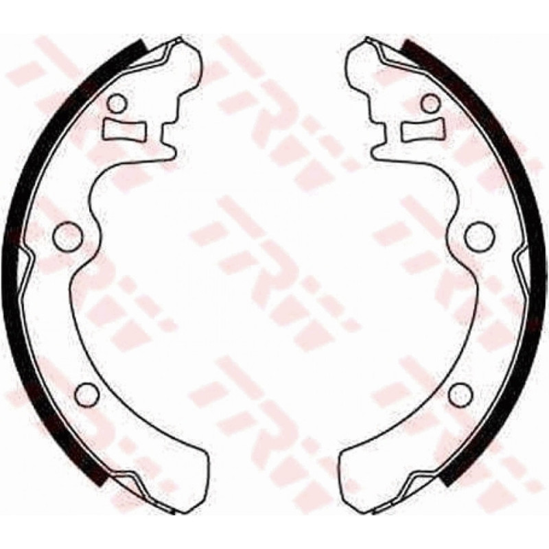 TRW GS8506 Brake Shoe Set Rear for