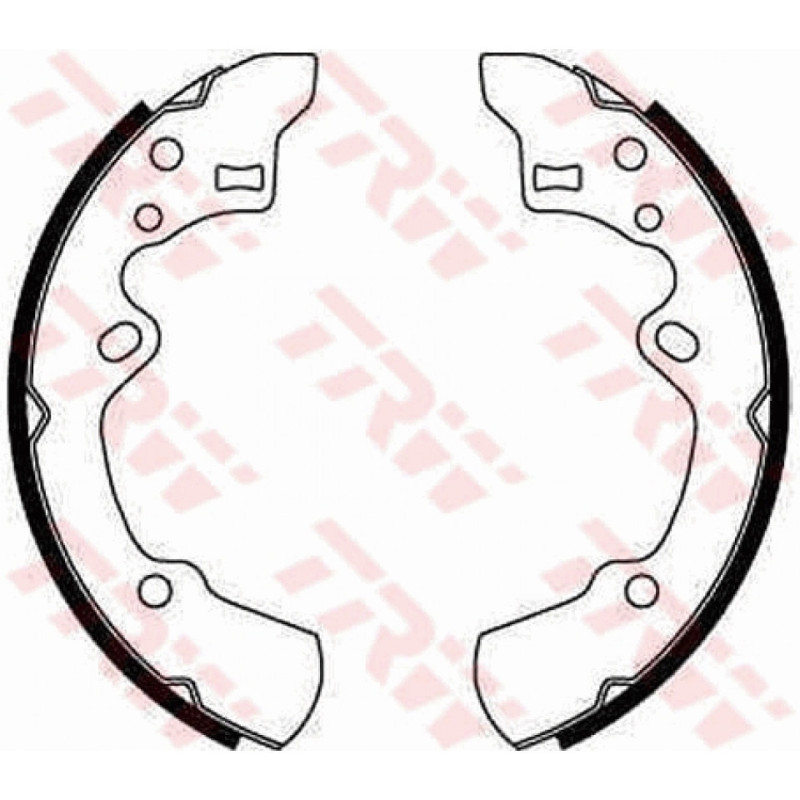 TRW GS8520 Brake Shoe Set Rear for
