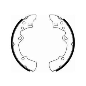 TRW GS8520 Brake Shoe Set Rear for