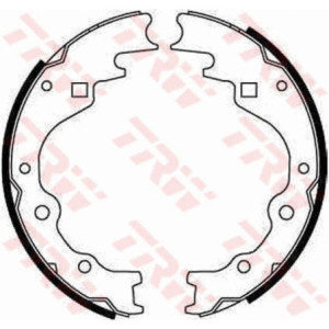 TRW GS8523 Juego de zapatas de frenos para