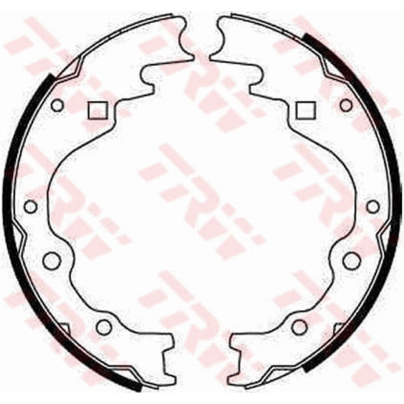 TRW GS8523 Brake Shoe Set Rear for