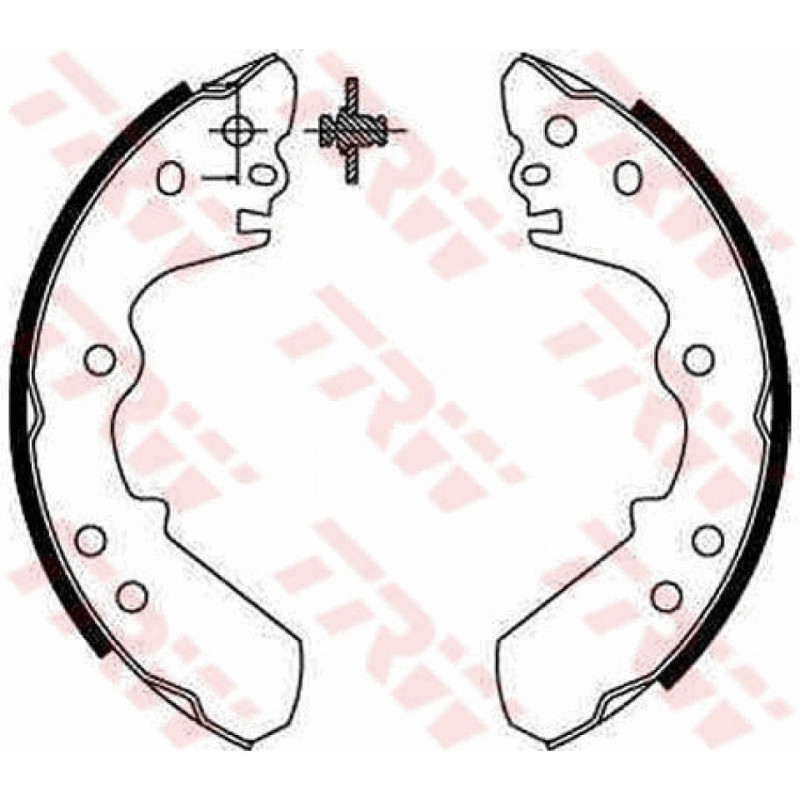 TRW GS8551 Kit ganasce freno per