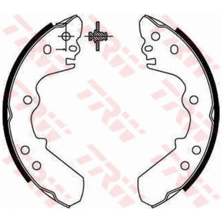 TRW GS8551 Bremsbackensatz für