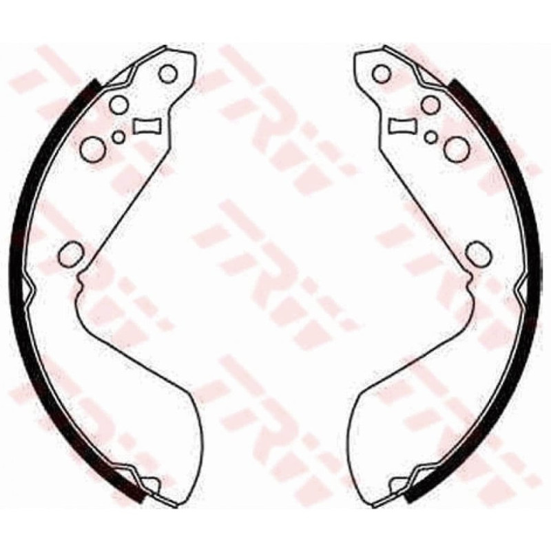 TRW GS8596 Bremsbackensatz für