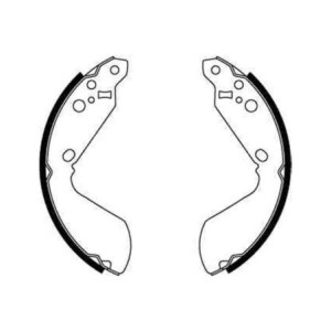 TRW GS8596 Kit ganasce freno per