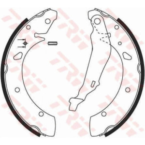 TRW GS8640 Kit ganasce freno per