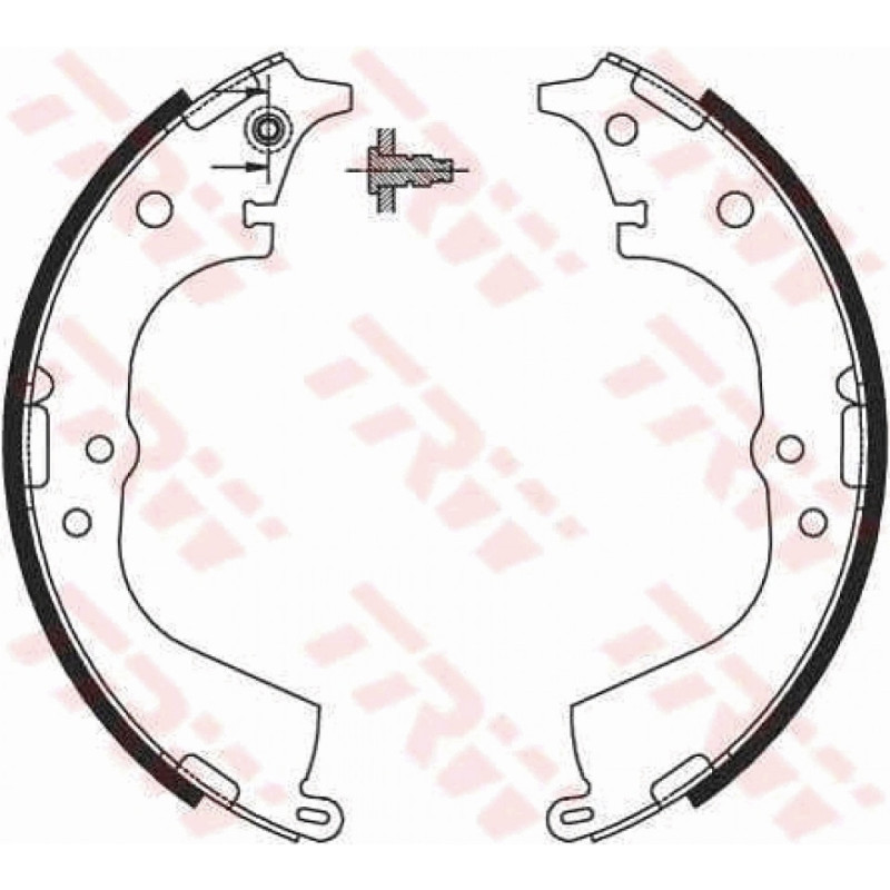 TRW GS8693 Brake Shoe Set Rear for