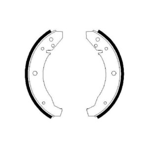 BOSCH 0 986 487 099 Bremsbackensatz für