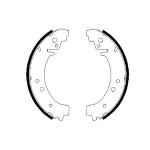 BOSCH 0 986 487 217 Juego de zapatas de frenos para