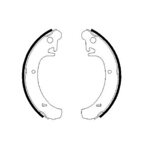 BOSCH 0 986 487 219 Kit ganasce freno per