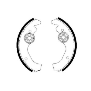 BOSCH 0 986 487 271 Brake Shoe Set for