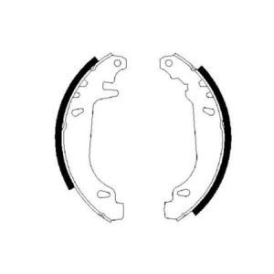 BOSCH 0 986 487 272 Sada brzdových čeľustí pre