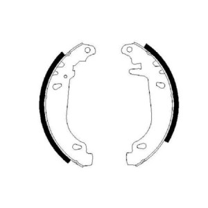 BOSCH 0 986 487 346 Brake Shoe Set for