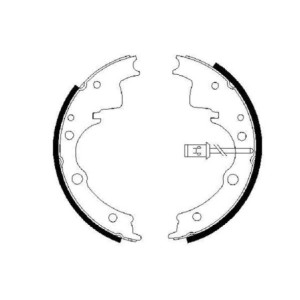 BOSCH 0 986 487 375 Kit ganasce freno per