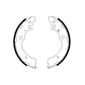 BOSCH 0 986 487 440 Sada brzdových čeľustí pre