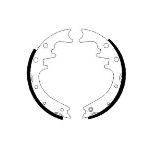 BOSCH 0 986 487 529 Sada brzdových čelistí pro