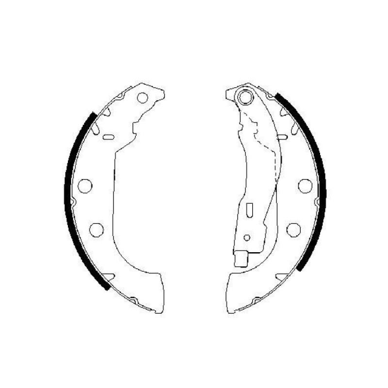 BOSCH 0 986 487 567 Bremsbackensatz für