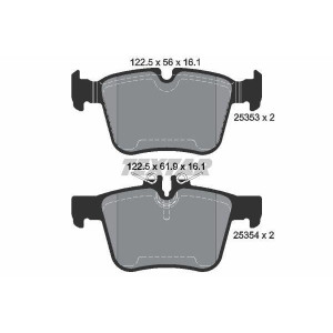 TEXTAR 2535301 Pastiglie freno posteriore per Mercedes C GLC