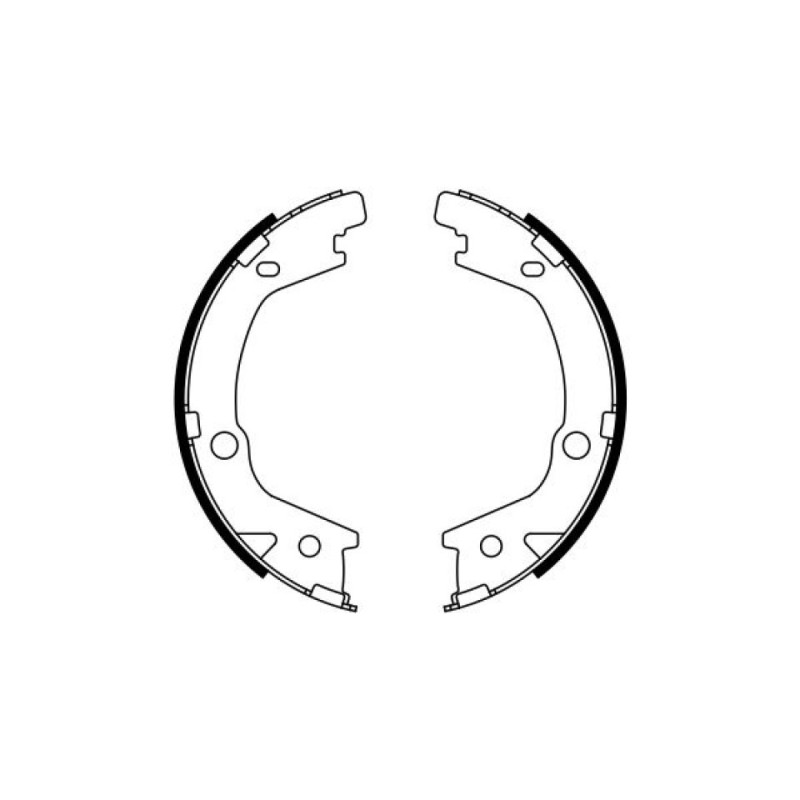 BOSCH 0 986 487 770 Bremsbackensatz für